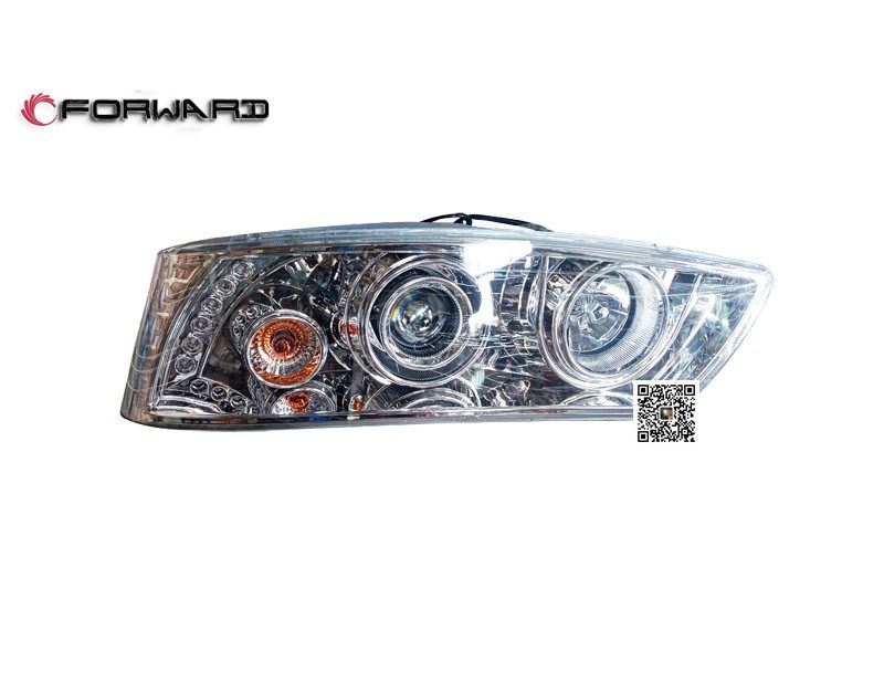 1U80037100001,Left headlight assy,济南向前汽车配件有限公司