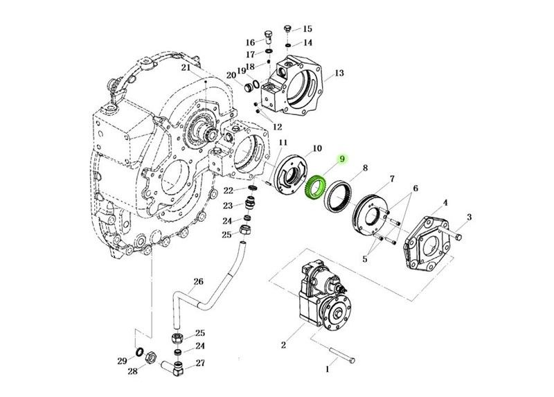 L913310000  3086000394  油泵齿轮,Oil pump gear,济南向前汽车配件有限公司