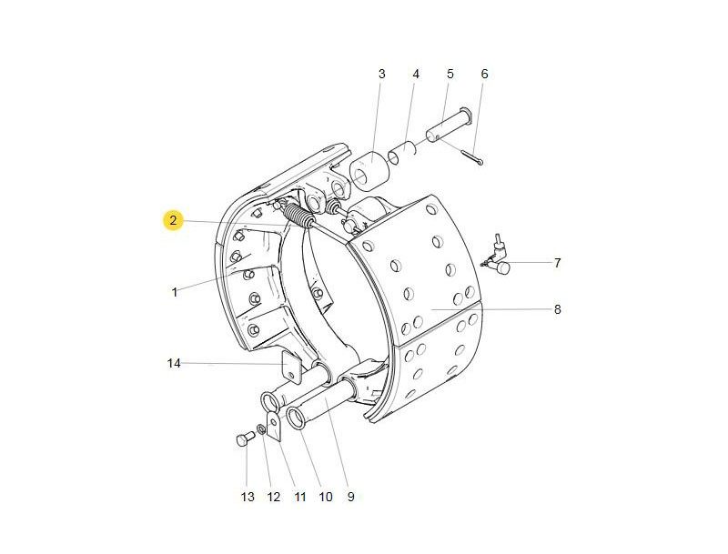 WG7117450317  回位弹簧,Return spring,济南向前汽车配件有限公司