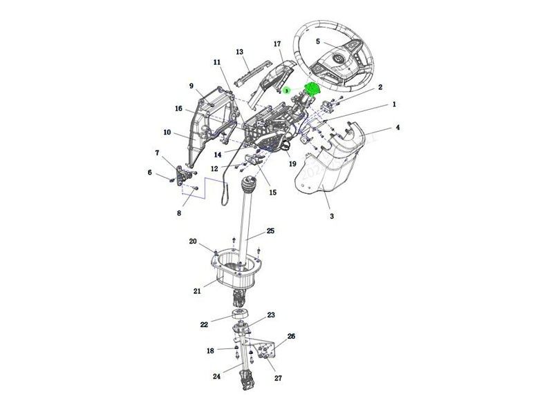 DZ9L149585908 时钟弹簧,Clock spring,济南向前汽车配件有限公司