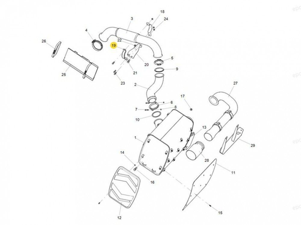 712W97420-0012  金属软管卡箍,Metal hose clamp,济南向前汽车配件有限公司