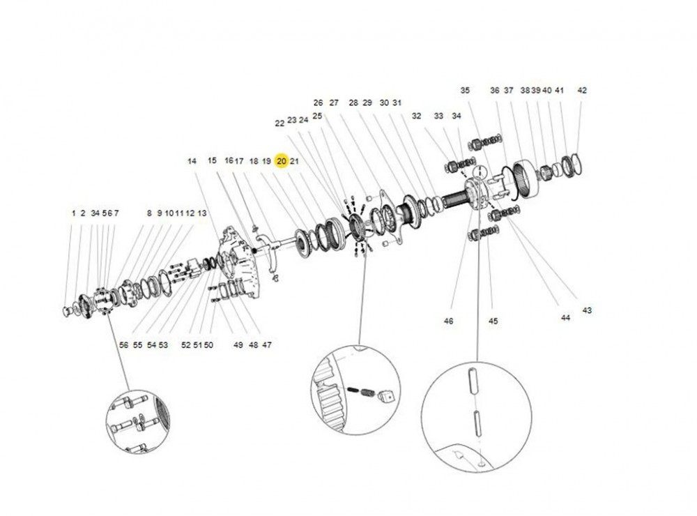 WG2210100170 范围挡同步环,Range stop synchronization ring,济南向前汽车配件有限公司