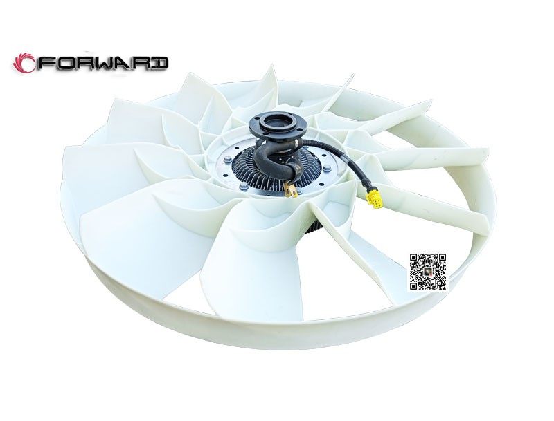 202V06600-7058  Φ790电控硅油风扇,Φ790 electrically controlled silicone oil fan,济南向前汽车配件有限公司