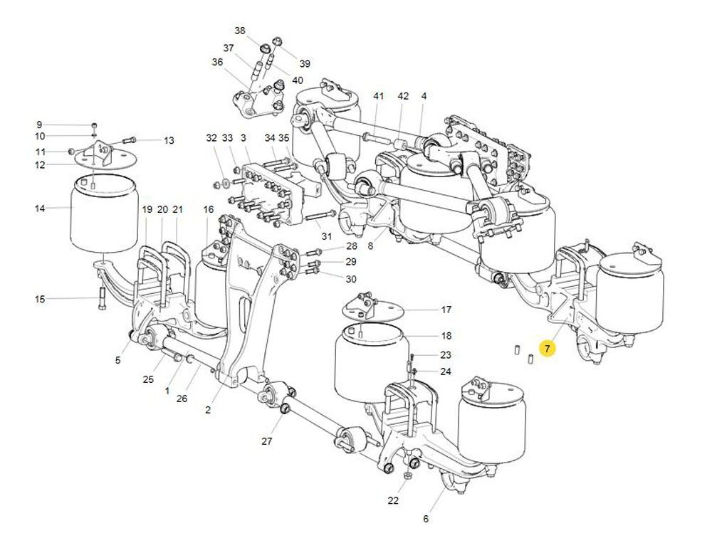 AZ9925528071  后桥右均衡梁总成,Right balance beam assembly,济南向前汽车配件有限公司