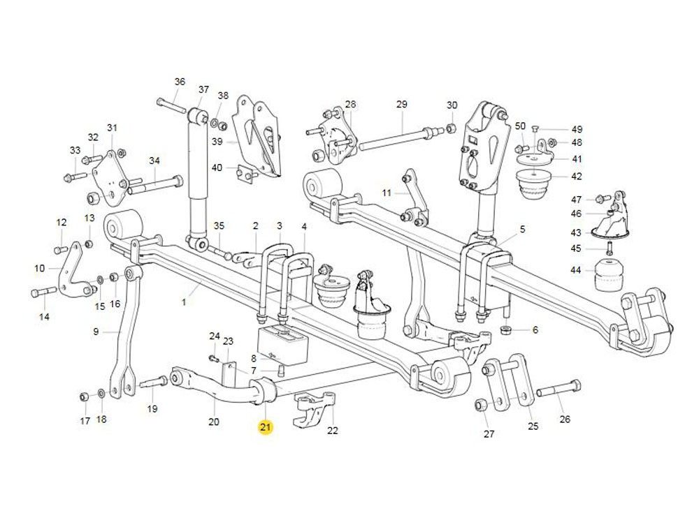 WG9925682102   前稳定杆轴承,Front stabilizer bar bearing,济南向前汽车配件有限公司