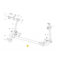 WG9925682107  前稳定杆总成,Front stabilizer bar assy,济南向前汽车配件有限公司