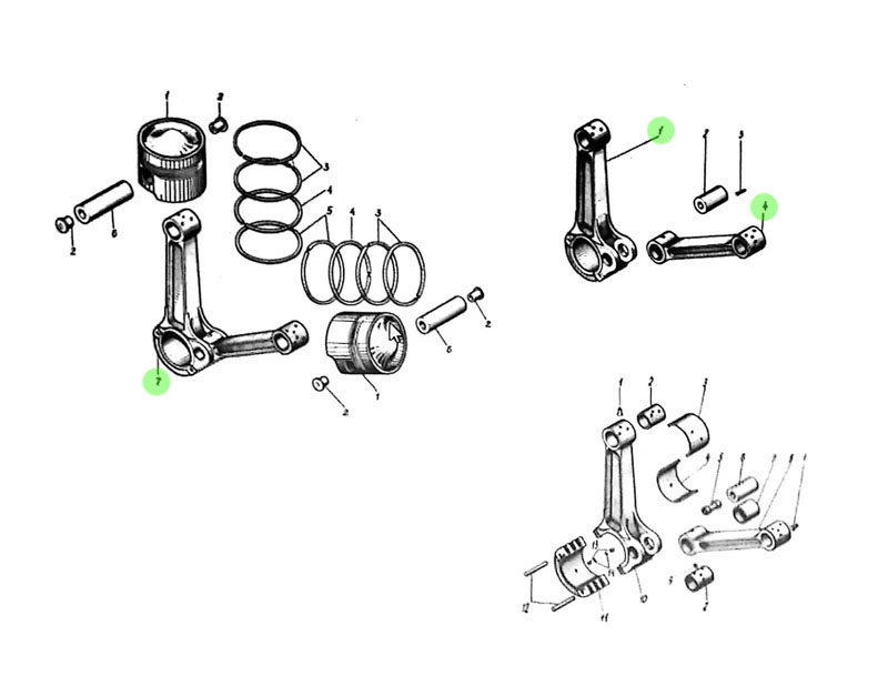 4.04.29  36.04.02,Master pay type connecting rod,濟(jì)南向前汽車配件有限公司