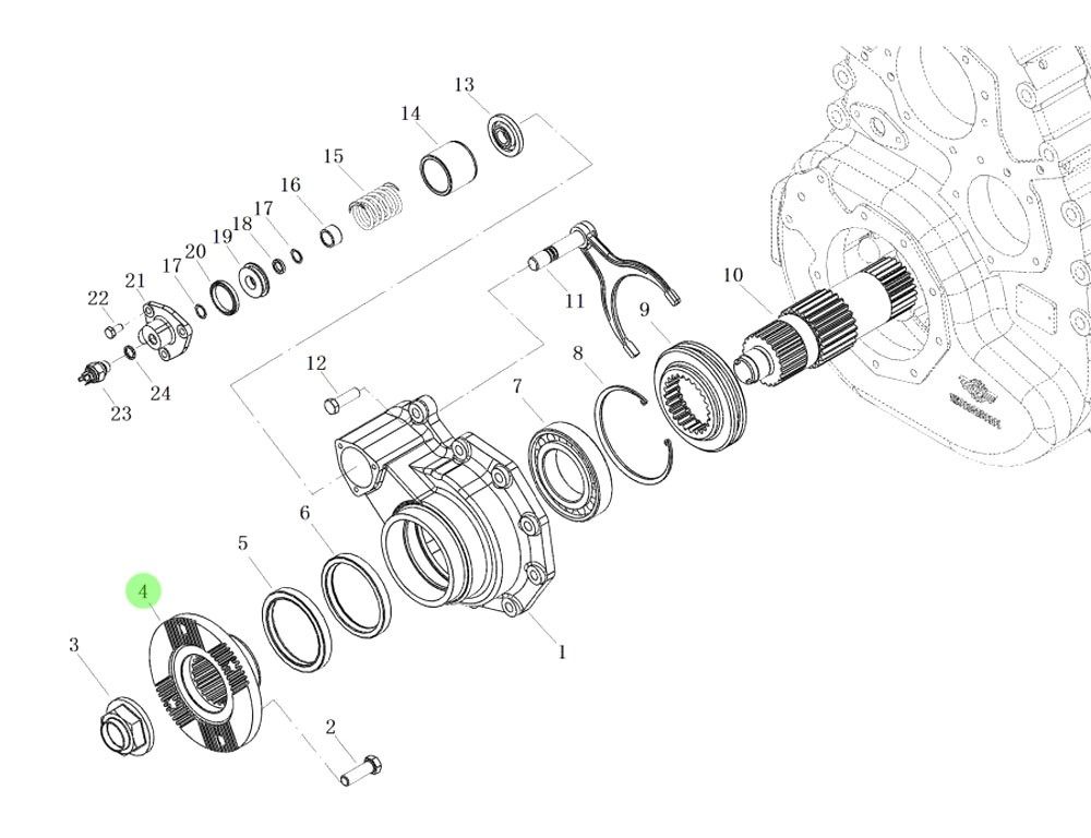 L9030337E0  凸缘,Flange,济南向前汽车配件有限公司