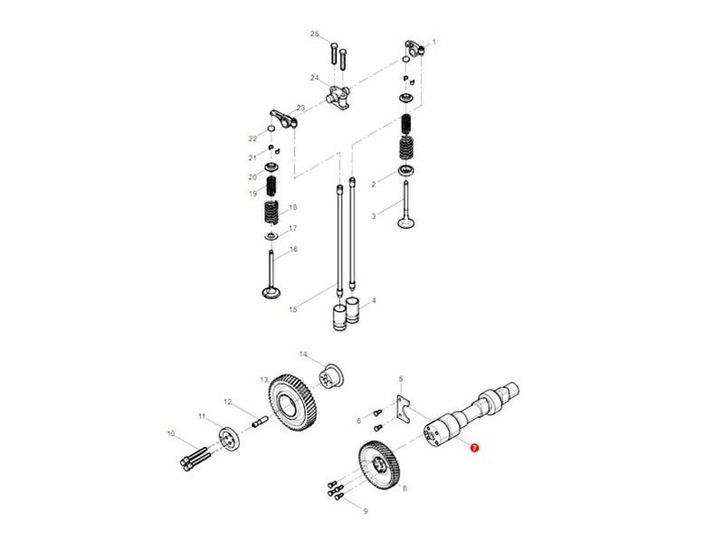 612600050087  凸轮轴,Camshaft,济南向前汽车配件有限公司