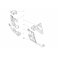 710W41610-6498 右保险杠固定支架,Right bumper mounting bracket,济南向前汽车配件有限公司