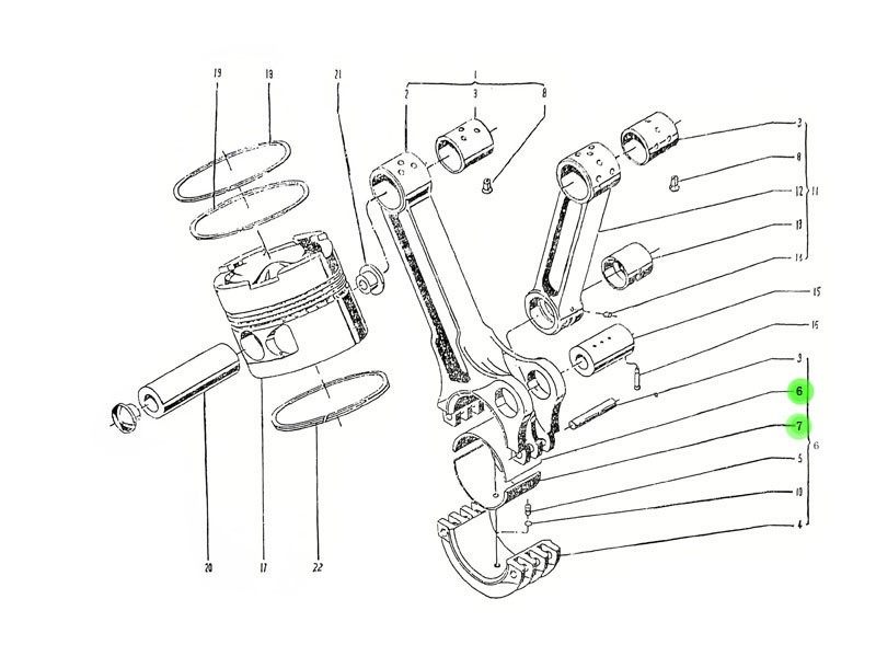 4.04.125   4.04126  连杆轴瓦 上下,Connecting rod bearing bush up and down,济南向前汽车配件有限公司