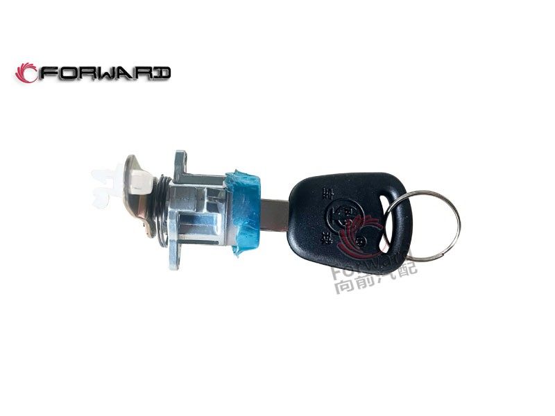 37WLAM111-04300  左門鎖芯-含鑰匙,Left door lock core - includes key,濟(jì)南向前汽車配件有限公司