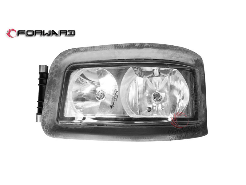 81.25101-6580 左前照灯,Left headlamp,济南向前汽车配件有限公司