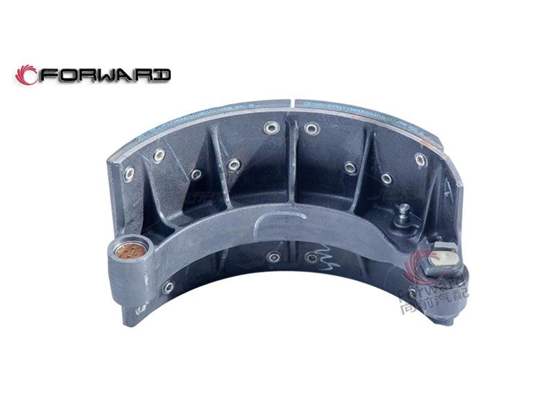 DZ9112340060 制动蹄总成,Brake shoe assembly,济南向前汽车配件有限公司