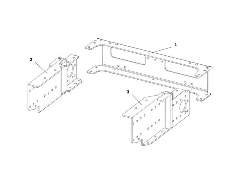 SZ984000712 前横梁,Front crossbeam,济南向前汽车配件有限公司