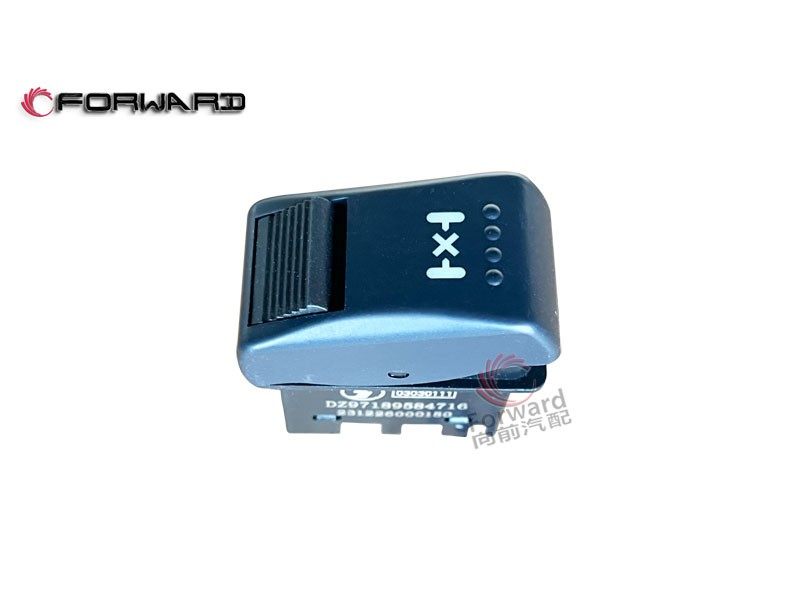 SHACMAN X3000 車身駕駛室電器系統(tǒng) DZ97189584716 輪間差速鎖開關(guān)