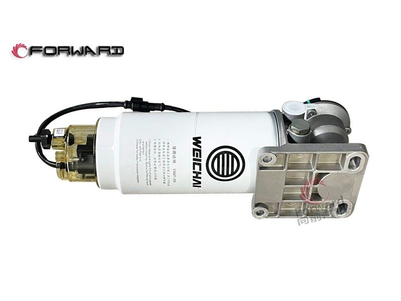 DZ61129010018  双线制燃油水寒宝总成,Fuel water cooler assembly,济南向前汽车配件有限公司