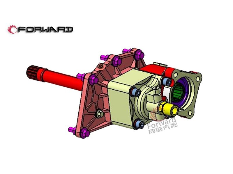 SHACMAN X6000 传动取力器系统  DZ97259290026 取力器