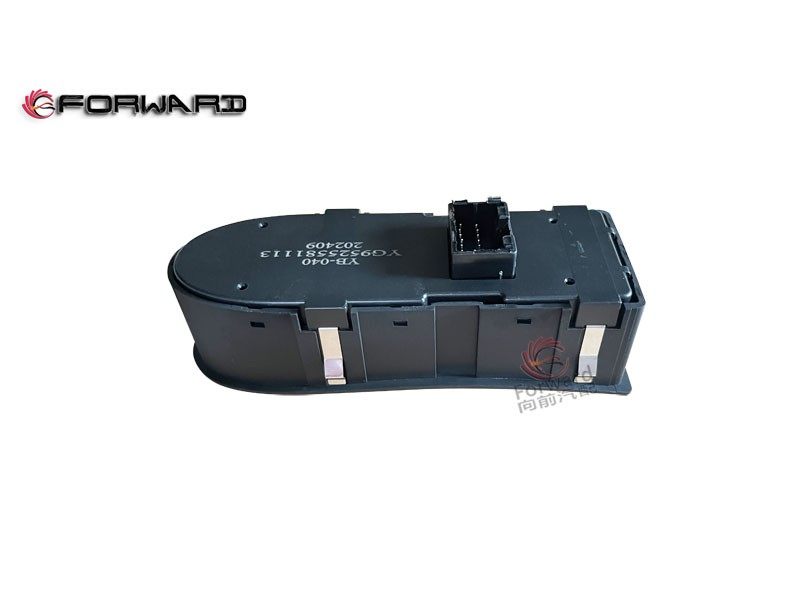 YG9525581113 左门控开关(豪华版),Left door control switch (Deluxe Edition),济南向前汽车配件有限公司