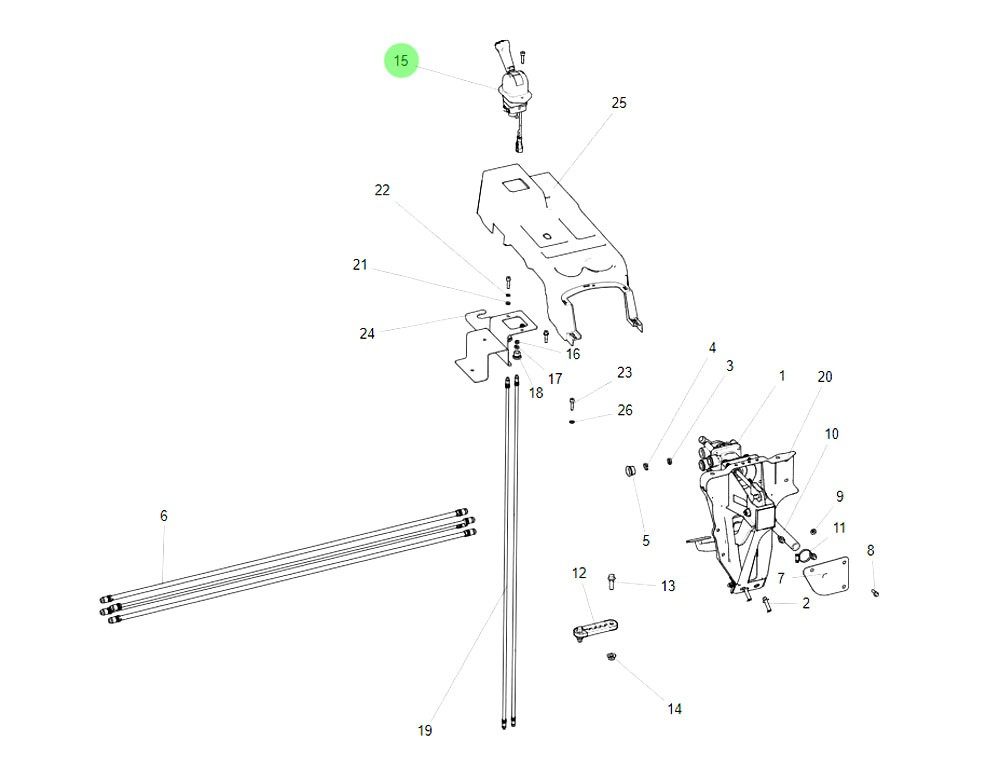 FG9804364010  手制动阀（带传感器）,Manual brake valve (with sensor),济南向前汽车配件有限公司