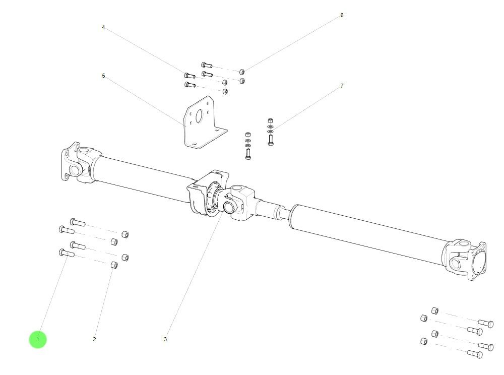 LG9704314514  传动轴螺栓,Drive shaft bolts,济南向前汽车配件有限公司