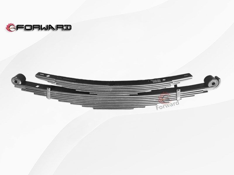 SHACMAN SX3185DN401RF3000 后悬架系统 DZ95189520506 后弹簧钢板总成