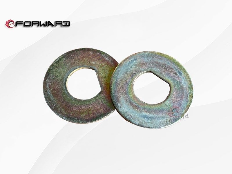 SINOTRUK 豪曼 HOMAN 轻卡 行走1061加强型前轴系统 LG4003002709+118 转向节螺母锁紧垫片