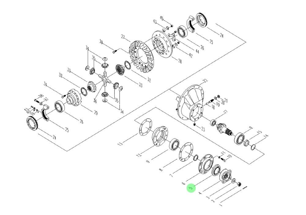SPYA0000000093 主减速器油封,Main reducer oil seal,济南向前汽车配件有限公司