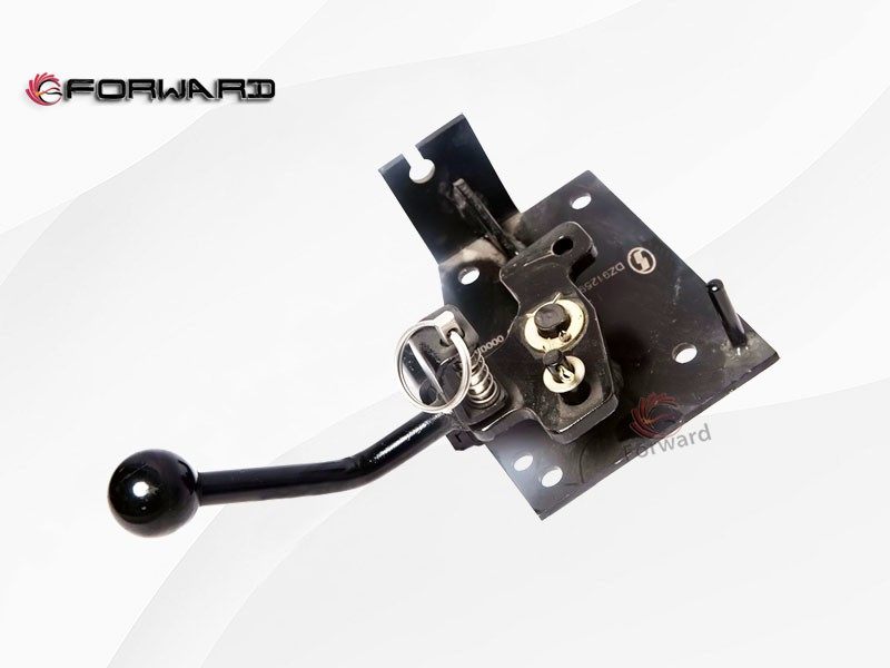 SHACMAN 军用  车身驾驶室翻转系统 DZ91259820350  解锁机构