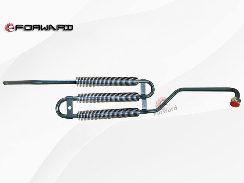 SHACMAN F3000  行驶转向系统 DZ97319470230  回油散热钢管总成