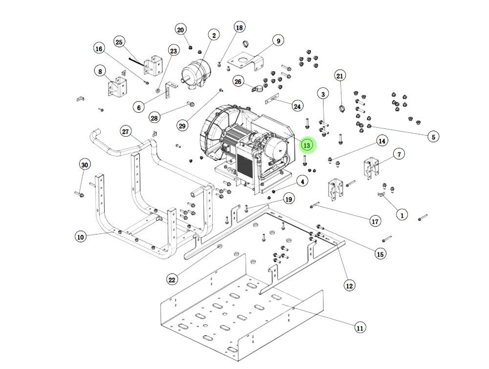 DZ9L189360000  电动空压机,Electric air compressor,济南向前汽车配件有限公司