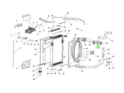 DZ97259535907 变径硅胶管,Variable-diameter silicone tube,济南向前汽车配件有限公司