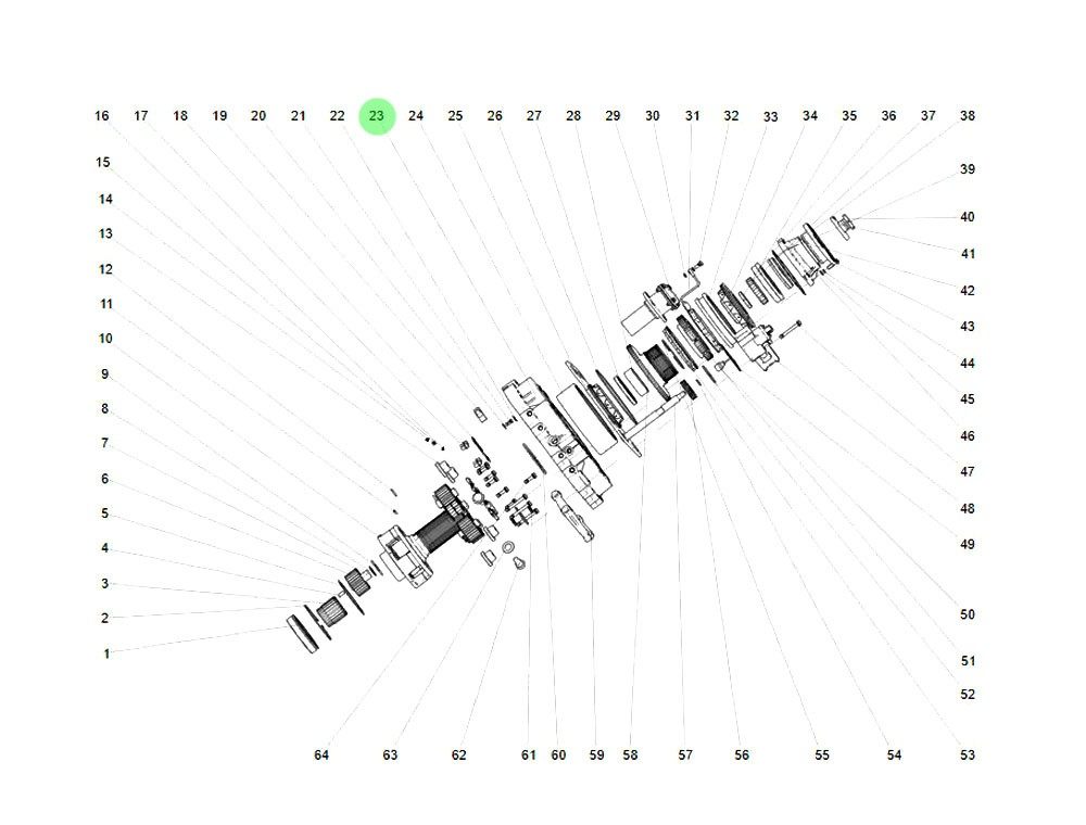 WG2220100043 变速器后壳(铝壳),Transmission housing,济南向前汽车配件有限公司
