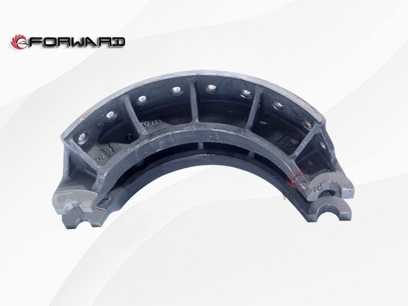 SHACMAN HANDE HDS300 行走后驱动桥制动系统 HD91129340081 制动蹄铁