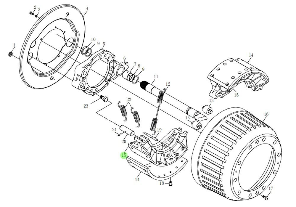 HD91129340081 制动蹄铁,Brake shoe,济南向前汽车配件有限公司 HD91129340081 制动蹄铁,Brake shoe,济南向前汽车配件有限公司