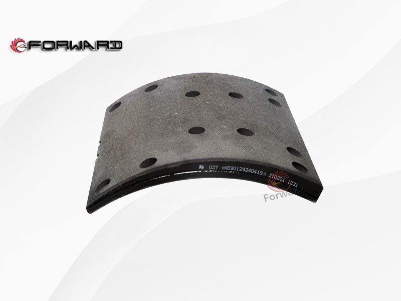 SHACMAN HANDE HDZ425-HDZ390-HDZ469 行走驱动桥制动系统 HD90129340419 下制动片
