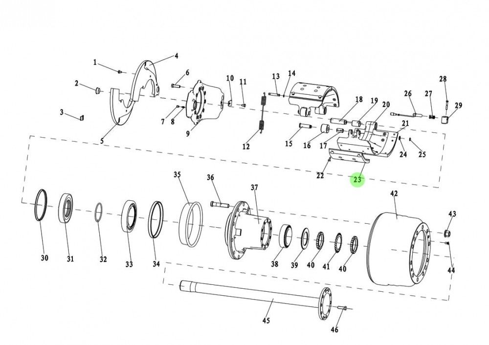 HD90129340419-FL06 下制动片,Release the brake pads,济南向前汽车配件有限公司