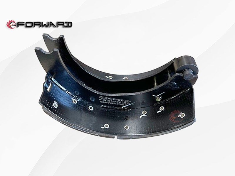 SHACMAN HANDE HDZ390-HDZ425-HDZ440 行走驱动桥制动系统 HD90129341086  制动蹄总成