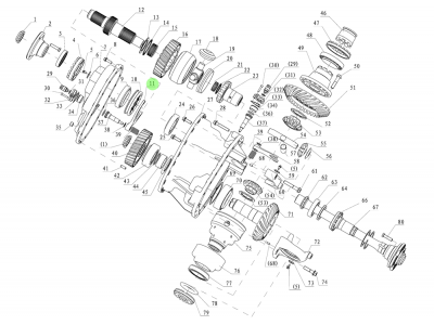 HD469-2511011 拨叉,Selector fork,济南向前汽车配件有限公司