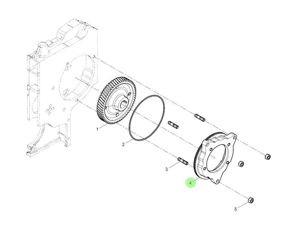 612600081898 喷油泵法兰,Fuel injection pump flange,济南向前汽车配件有限公司