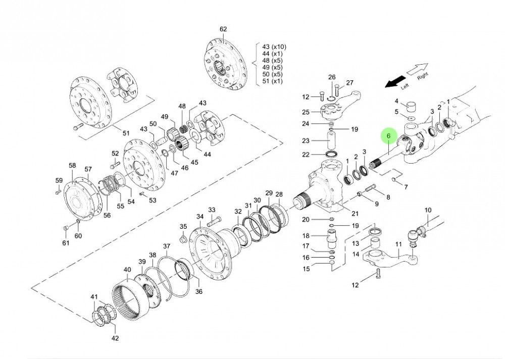 HD90009420228 万向半轴（带差速锁）,Universal joint (with differential lock),济南向前汽车配件有限公司
