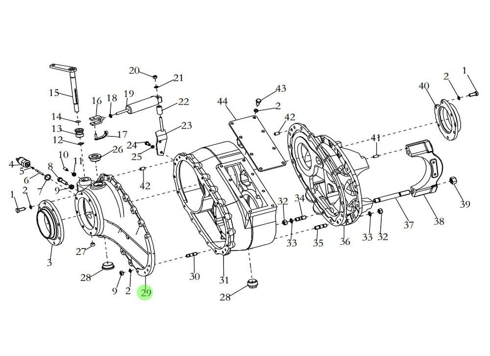HD90129320017 过桥箱盖,Pass-axle box cap,济南向前汽车配件有限公司