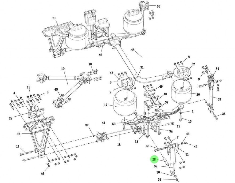 XQ95259680608 减震器销轴,Shock absorber pin shaft,济南向前汽车配件有限公司