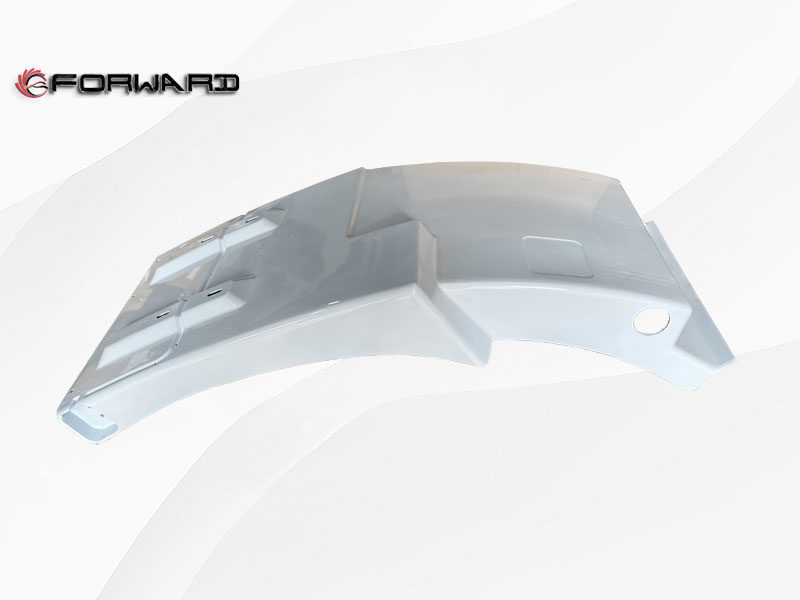 DZ13241230414 右后翼子板-极光白,Right rear fender - Aurora White,济南向前汽车配件有限公司