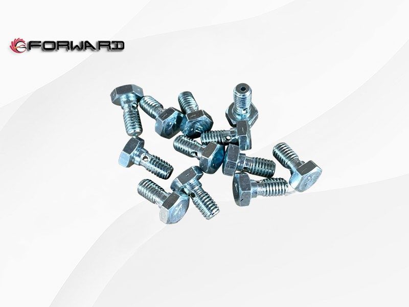 61500080090 空心螺栓,Return oil pipe hollow bolt,济南向前汽车配件有限公司