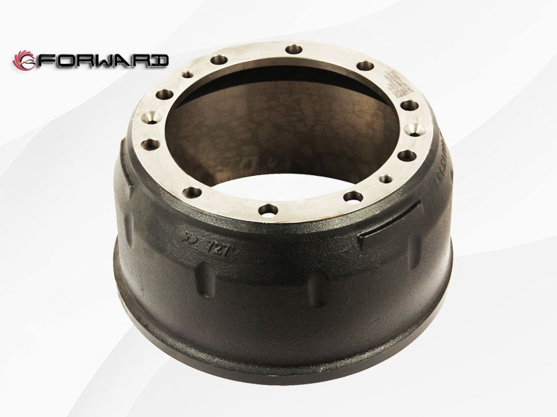 SHACMAN HANDE HDZ237 行走转向驱动桥系统 81.50110.0213 前制动鼓 XQ046687