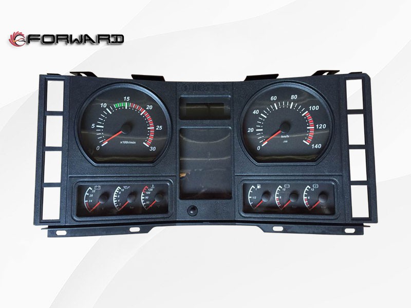 SHACMAN F3000 車身駕駛室電器系統(tǒng) DZ93189584134  組合儀表（機(jī)械泵、CAN）/DZ93189584134  組合儀表 XQ004034