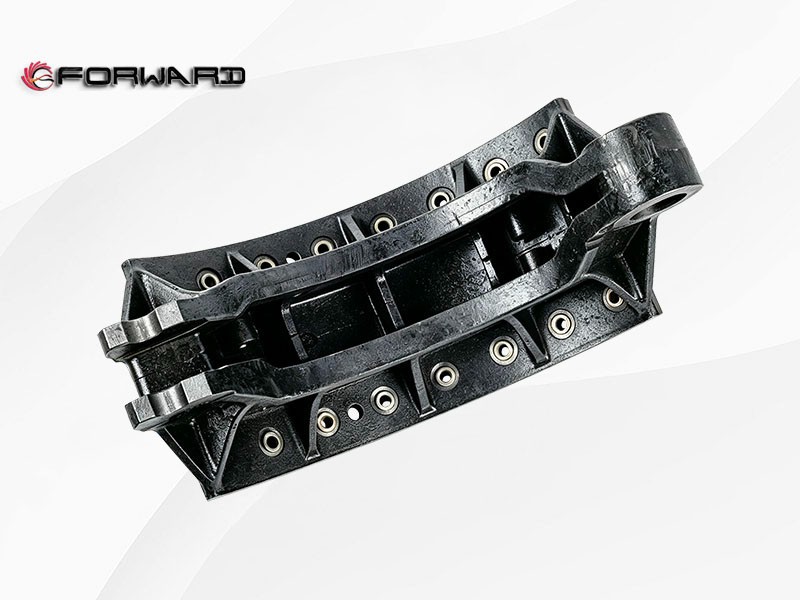 SHACMAN HANDE HDS6.5T 行走前桥制动系统 199000440031 制动蹄总成