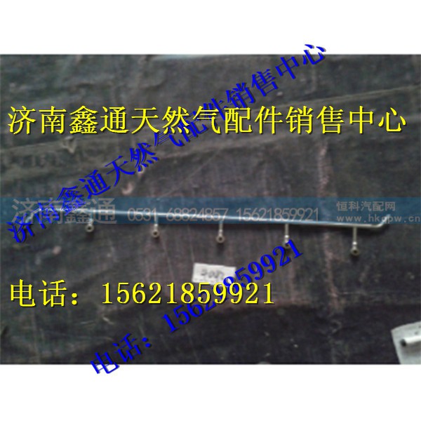重汽天然气缸盖放气管总成