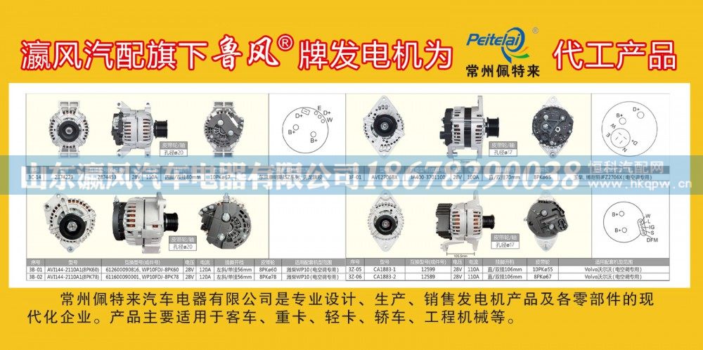 常州佩特來?代工產(chǎn)品/